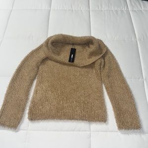 FashioNova off the shoulder sweater